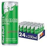 Red Bull Energy Drink, Kaktusfrucht, Summer Edition, 24 x 250 ml, Dosen Getränke 24er Palette, OHNE PFAND