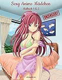 Sexy Anime Mädchen Unzensiert Malbuch 1 & 2