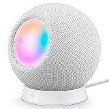 Spigen Silicone Fit Kompatibel mit für HomePod Mini Stand HomePod Mini Tischständer Halterung Lautsprecherhalter Lautsprecherhalter - Weiß