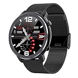 Color Screen smart Watch Heart Rate Health Monitoring IP68 Waterproof Multi-Kind Sport Mode Stepping Watch-Black