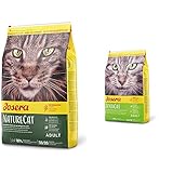 JOSERA NatureCat (1 x 10 kg) | getreidefreies Katzenfutter mit Geflügel- und Lachsprotein | 1er Pack & SensiCat (1 x 10 kg) | Katzenfutter mit extra verträglicher Rezeptur, 1er Pack