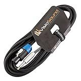 PA Lautsprecherkabel 6,3mm Klinke auf Speakon Kompatibel mit Rean/Neutrik Stecker/Professionelles Boxenkabel 6