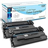 Aseker Kompatibel 59X CF259X Tonerkartusche für HP Laserjet Pro M404 M404n M404dn M404dw M304a M405 MFP M428 M428dw M428fdn M428fdw M429 Drucker, 10,000 Seiten (2 Schwarz, Ohne Chip)