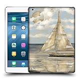 Head Case Designs Offizielle Zugelassen Paul Brent Ruhiges Segelboot II Gold Ozean Harte Rueckseiten Handyhülle Hülle Huelle kompatibel mit Apple iPad Air (2013)