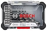 Bohrerset Bohrerset Impact Impact Control HSS | 8-teiliges Zubehör Set für Bohrmaschienen | Spiralbohrer-Set bestehend aus je 1 HSS-Bohrer Durchmesser 2, 3, 4, 5, 6, 7, 8, 10 mm, 1 Box