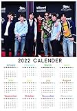 tianxianbaobao New 2022 Kalender Poster South-Korean-Boy-Band-BTS Poster Movie TV Star Art Kawaii Room Decor Leinwand Gemälde A7026 50×90CM Ohne R