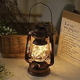HAOXIU Vintage Petroleumlampe, Lichter Öllampe Brennende Laterne Retro Kerosin Lampen Klassische Öllampe Tischlaternen für Haus, Garten, Camping,Wohnk
