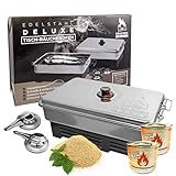 RK XXL Edelstahl Tischräucherofen Set Smoker Räucherofen Fisch Grillofen BBQ