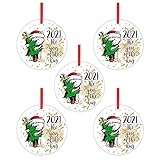FEIZAO Weihnachtsdeko Holz Weihnachtsanhänger Basteln Weihnachtsschmuck 2021 Hängende Charms DIY Weihnachts Dekoration Holzverzierungen Christbaumanhänger Geschenkanhänger Aufhäng