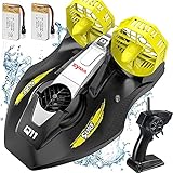 SYMA ferngesteuertes Boot RC Boote für Pool Seen Q11 Speed Boat Schiff mit 2.4GHz Fernbedienung Spielzeug Land und Wasser Starker Kraft Geschenkfür Kinder ab 12 J