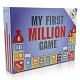my first million game Gesellschaftsspiele für Erwachsene, Investitionsspiel Brettspiel mit Aktien, Immobilien und Startups, Gesellschaftsspiel Erwachsene ab 16 Jahren, deutsche V