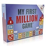 my first million game Gesellschaftsspiele für Erwachsene, Investitionsspiel Brettspiel mit Aktien, Immobilien und Startups, Gesellschaftsspiel Erwachsene ab 16 Jahren, deutsche V