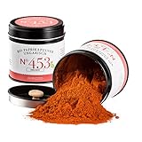 Rimoco N°453 Bio Paprikapulver ungarisch edelsüß - Paprika Pulver fein gemahlen aus Ungarn mit fruchtig frischem Aroma | Bio Anbau (DE-ÖKO-007) | 70g in eleganter Gewürzdose mit Aromadeck