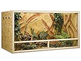 OSB Terrarium, Holzterrarium für Reptilien und Amphibien 150x60x80 cm mit Seitenbelüftung
