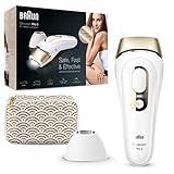 Braun IPL Silk Expert Pro 5 Haarentfernungsgerät, für dauerhaft sichtbare Haarentfernung, Venus Rasierer & Tasche, Alternative zum Laser, Valentinstag Geschenk für Sie, PL5137, weiß/g