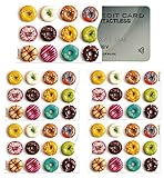 OPTEXX 5x RFID Schutzhülle TÜV geprüft für Kreditkarte Hülle Karten RFID Blocker (Donuts)