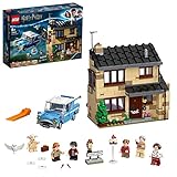 LEGO 75968 Harry Potter Ligusterweg 4, Spielzeug-Haus mit Ford Anglia sowie Minifiguren von Dobby und Familie Dursley