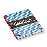 Bayerisches Gästebuch blau weiß kariert Hochzeitsgästebuch Hochzeit Geburtstag