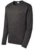 Opna Herren-Shirt, langärmlig, feuchtigkeitsableitend, sportlich, grey heather, X-Groß
