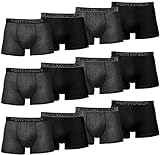 MERISH | FortyFour Boxershorts Herren 12er Pack S-7XL Unterwäsche Unterhosen Männer Men Retroshorts (M, 713e 12er Set Mehrfarbig)