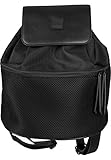 Urban Classics Midi Mesh Mix Backpack Rucksack, 30 cm, 10 L, Black