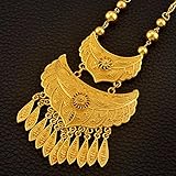 Halskette Schmuck Ketten Frauen Herren Halskette Halskette Saudi-Arabien Halsketten Afrikanische Goldfarbe Anhänger Dubai Naher Osten Schmuck Geschenke Für F