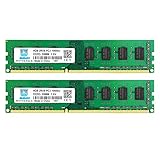 Motoeagle 8GB Kit (2x4GB) DDR3-1333 PC3 10600 10600U 4GB UDIMM Unbuffered Non-ECC 1.5V CL9 2Rx8 240-Pin Desktop Arbeitssp