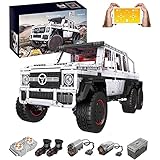 FYHCY Technik Geländewagen Ferngesteuert, Mould King 13061, 3686 Teile, Technik 6x6 Truck mit Monstermotor und Fernbedienung, Kompatibel mit LegoRemote Control Off Road vehicle-13061