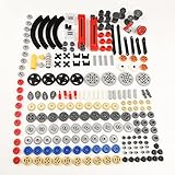 Technik Ersatzteile Set, MBKE 244pcs Differentialgetriebe Ersatzteile Set, Technic Getriebe Teile Klemmbausteine Set Kompatibel mit Leg