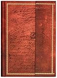 Notizbuch/Tagebuch: Edle Schriften, braun, liniert, A4, mit Magnetverschluss, H