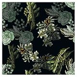murando Tapete selbstklebend 10m Wandtattoo dekorative Möbelfolie Dekorfolie Fotofolie Panel Wandaufkleber Wandposter Wandsticker - Natur Botanik Pflanzenmotiv f-B-10015-j
