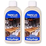 ABACUS 2x 500 ml Holzpflege Indoor Bonin - Möbelpflege (7673.2)