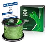 Frambay Geflochtene Angelschnur mit starker 4-Fach Flechtung I Angelschnur geflochten und flexibel I Fishing Line, Angelsehne, Angel Schnur - 500m & 150