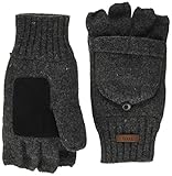 Barts Herren Haakon Bumglove Fäustlinge, Grau (Charcoal 0021), Large (Herstellergröße: M/L)