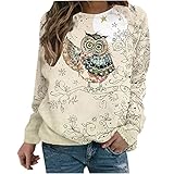 Damen Herbst Pullover t-Shirts Oversize Damen hemdbluse schwarz Longbluse schwarz Bluse mit reißverschluss schwangerschaftskleidung brauner Pullover Huddy D
