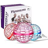 hctaw FLYNOVA PRO Flying Orb, Mini Fliegende Ball Drohne eingebaut RGB led dreher 360 ° rotieren UFO, globus Form magische Controller magische Fliegende Spielzeug für Kinder (Rosa)