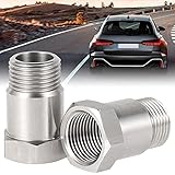 AoHao 2pcs Sauerstoffsensor Spacer 35mm M18 X 1.5 Oxygen Sensor Adapter Lambdasonde Abstandshalter Sauerstoffsensor Extender Adapter für Fahrzeuge Abgasanlag