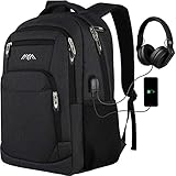 Laptop Rucksack Schulrucksack für 17.3 Zoll Laptop Daypacks für Herren Business Rucksack mit USB L