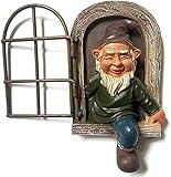 Garten Geschlecht Statue wetterfest, Figur lustige Garten Garten Ornamente für Hof Dekoration Weihnachten Dress up rasenverzierung