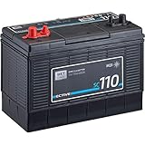 ECTIVE 12V 110Ah Marine Nass-Batterie Semi Cycle-Serie Boot Versorgungsbatterie SC110 wartung