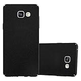 Cadorabo Hülle für Samsung Galaxy A5 2016 in Frosty SCHWARZ - Hardcase Handyhülle aus Plastik gegen Kratzer und Stöße - Schutzhülle Bumper Ultra Slim Back Case Hard C