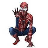 RNGNBKLS Kind Erwachsene Spiderman Homecoming Kostüm Halloween Karneval Cosplay Spiderman Anzug Spandex/Lycra 3D Druck Spiderman Verkleidung,Adult-M