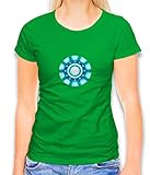 Arc Reactor Ironman Damen T-Shirt Gruen S