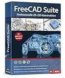 FreeCAD Suite - Professionelle 2D und 3D Konstruktion Architektur, Maschinenbau, Elektrotechnik, Schiffsbau usw. 3D CAD Programm, Software für Windows 11 / 10 / 8.1 / 8 / 7 / X