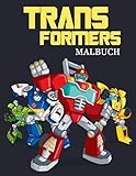 Transformers Malbuch: Großes Transformers Buch zum Ausmalen für Kinder und Erwachsene | Malbuch für Transformers Fans jeden Alters mit 35 Malvorlagen | Größe 8.5 x 11 Z