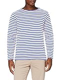 Armor Lux Herren Marinière Houat Héritage Homme T-Shirt, Mehrfarbig (weiß Dw5 weiß/Stern weiß Dw5 weiß/Stern), M