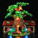 BRIKSMAX Led Beleuchtungsset für Lego Ideas Winnie The Pooh - Compatible with Lego 21326 Bausteinen Modell - Ohne Lego Set（Fernbedienungsversion）