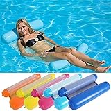 YST Zufällige Aufblasbare Hängematte Mit 2 Farben, Umweltfreundlicher Tragbarer PVC-Pool, Wassersofa-Liegestuhl, Luftmatratze, Schwimmendes Floß Für Erw