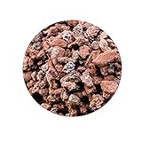 MRWiZMS Steine Kieselsteine Kies Stones Dekosteine, Lavasteine Garten Kieselsteine Garten Deko Steine Gartensteine PflanzenküBel/Saftiger Kaktus Drainage Lavagranulat (Red)