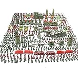Militärfiguren Set - Spielzeugsoldaten | Mini Armee Figuren Militärteile | Army Soldaten Figuren Zubehör Verteidigungseinheitsspielset | Militärsoldat Granatentank Flugzeug Kinderspielzeug